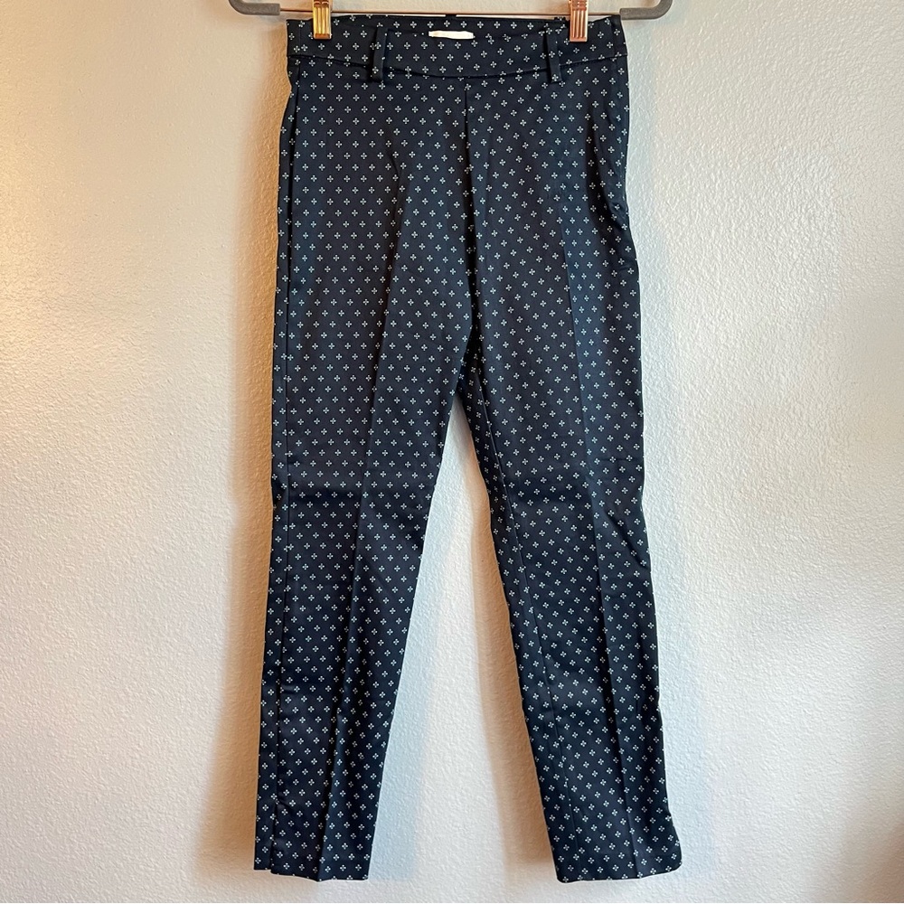 H&M Womens Navy Blue Tailored Skinny Pants Size 6